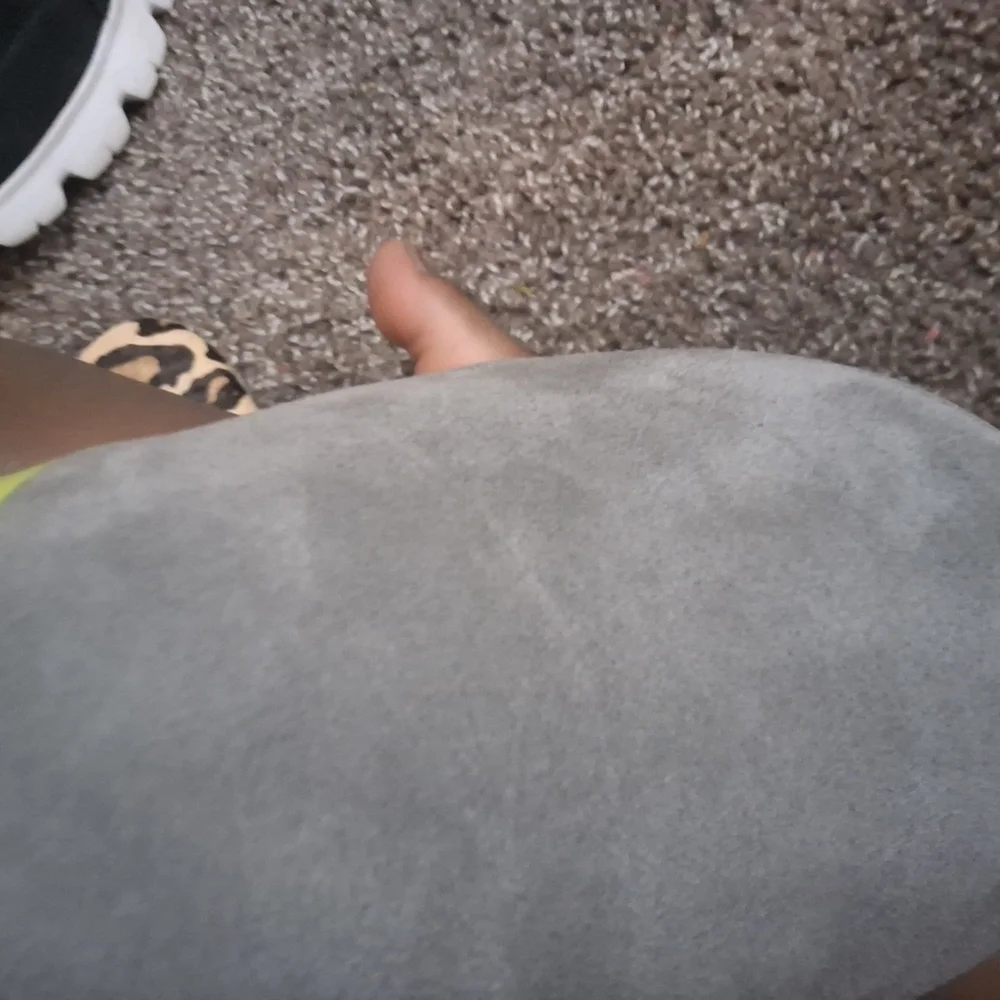 UGG Gray and Yellow Shearling Boots